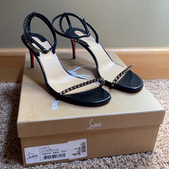 Christian Louboutin So Me 70 Heels - Picture 1 of 7